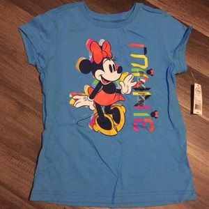 Disney short sleeve girls Minnie Mouse shirt